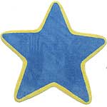 Star Light Blue Rug (39" x 39")