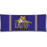 Louisiana State University LSU Tigers NCAA College 19" x 54" Body Pillow