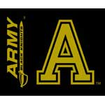 Army Black Knights 60" x 50" Classic Collection Blanket / Throw
