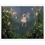 In My Secret Garden - Contemporary mount print with beveled edge
