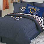 St. Louis Rams NFL Team Denim Full Comforter / Sheet Set