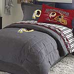 Washington Redskins Nfl Team Denim Full Comforter Sheet Set