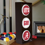 Alabama Crimson Tide NCAA College Stop Light Table Lamp