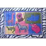 Zoo Friends Sculpted Rug