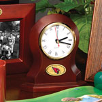 Arizona Cardinals NFL Brown Desk Clock