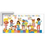 Friends - All Shapes & Sizes - Contemporary mount print with beveled edge