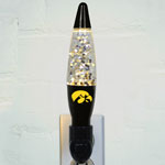 Iowa Hawkeyes NCAA College Motion Lava Nightlight