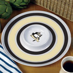 Pittsburgh Penguins NHL 14" Round Melamine Chip and Dip Bowl