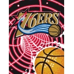 Philadelphia 76ers NBA "Tie Dye" 60" x 80" Super Plush Throw