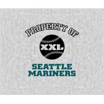 Seattle Mariners 58" x 48" "Property Of" Blanket / Throw