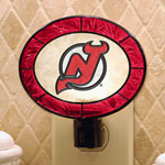 New Jersey Devils NHL Art Glass Nightlight