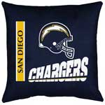 San Diego Chargers Locker Room Toss Pillow