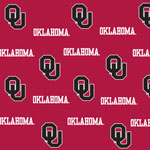 Oklahoma Sooners Ruffled Bedskirt - Red