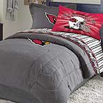Arizona Cardinals NFL Team Denim Queen Comforter / Sheet Set
