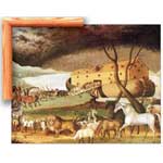 Noah Ark (Hicks) N/A - Framed Canvas