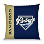 San Diego Padres 27" Vertical Stitch Pillow