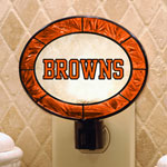 Cleveland Browns NFL Art Glass Nightlight