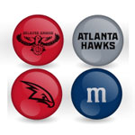 Atlanta Hawks Custom Printed NBA M&M's With Team Logo