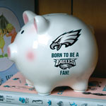 Philadelphia Eagles NFL Ceramic Piggy Bank