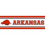 Arkansas Razorbacks Narrow Wallpaper Border