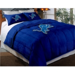 Detroit Lions NFL Twin Chenille Embroidered Comforter Set with 2 Shams 64" x 86"
