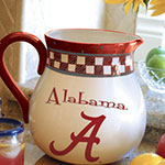 Alabama Crimson Tide NCAA College 14" Gameday Ceramic Chip and Dip Platter