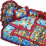 Calamity Crib Quilt - Horses/Girls