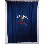 Kansas Jayhawks Locker Room Shower Curtain
