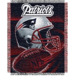 New England Patriots NFL "Spiral" 48" x 60" Triple Woven Jacquard Throw