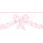 Pink Bow Wall Border