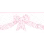 Pink Bow Wall Border