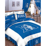 Duke Blue Devils 100% Cotton Sateen Twin Bed-In-A-Bag