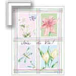 Joie de Vie (Joy of Life) - Contemporary mount print with beveled edge