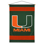 University of Miami Sidelines Wall Hanging