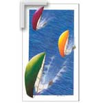 Riding The Breeze - Contemporary mount print with beveled edge