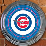 Chicago Cubs MLB 15" Neon Wall Clock