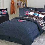 Detroit Pistons Blue Denim Pillow Sham