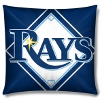 Tampa Bay Rays MLB 16" Embroidered Plush Pillow with Applique