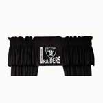 Oakland Raiders Locker Room Window Valance