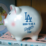 Los Angeles Dodgers MLB Ceramic Piggy Bank