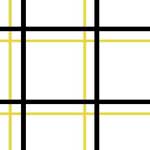 Black / Yellow Plaid Wallpaper (Double Roll)