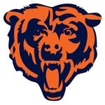Chicago Bears Logo Fathead NFL Wall Graphic
