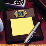 Michigan Wolverines NCAA College Memo Pad Holder