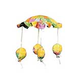 Candy Square Musical Mobile with Balloon Motif