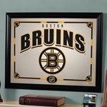 Boston Bruins NHL Framed Glass Mirror