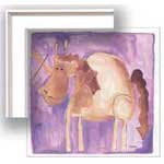 Brown Horse - Framed Print