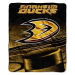 Anaheim Ducks NHL Micro Raschel Blanket 50" x 60"