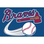 Atlanta Braves MLB 20" x 30" Acrylic Tufted Rug
