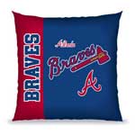 Atlanta Braves 27" Vertical Stitch Pillow