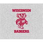 Wisconsin Badgers 58" x 48" "Property Of" Blanket / Throw